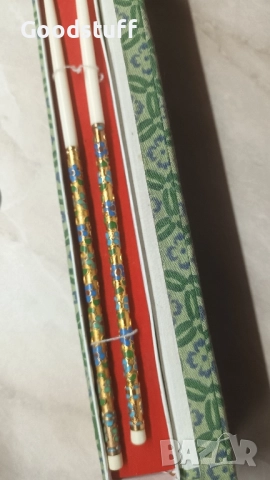 Прьчки ,клечки за хранене, клоазоне, позлата, кост, суши , снимка 10 - Прибори за хранене, готвене и сервиране - 52549180