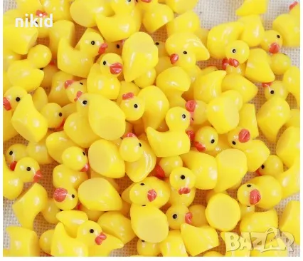 малко малки пате патета патенца пластмасови фигурки фигурка декоративни, снимка 4 - Фигурки - 36269435