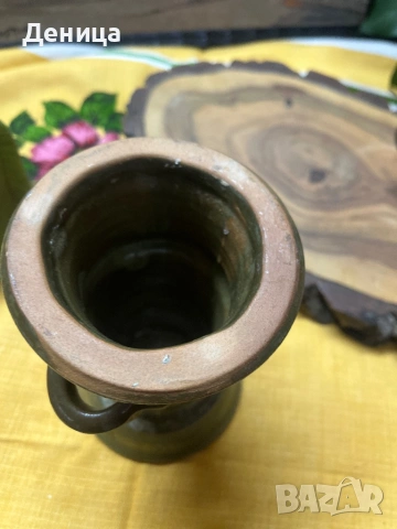 Свещник и комплект за вино   керамика с красиви цветове , снимка 11 - Сервизи - 53156535
