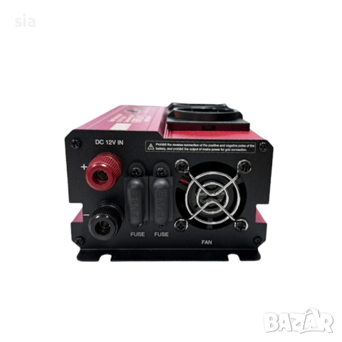 Преобразовател, Инвертор, 1000W 12/220V, снимка 3 - Аксесоари и консумативи - 52316943