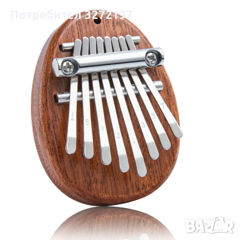 Мини Калимба,дърво,8 клавиша, снимка 4 - Други - 44595978