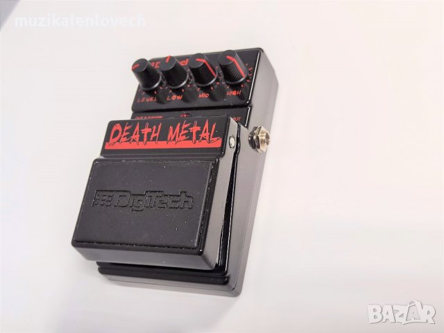 Digitech Death Metal Distortion Guitar Pedal - Дист педал за ел китара - ОТЛИЧЕН, снимка 8 - Китари - 39086423