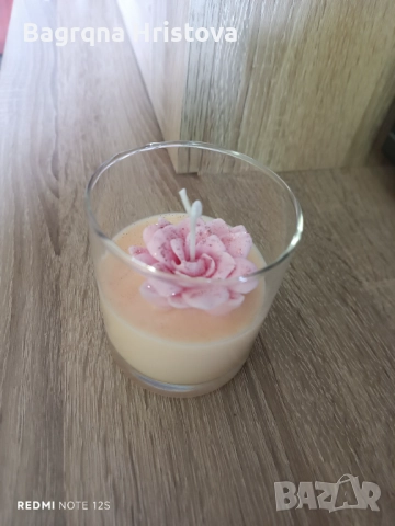 Ръчно изработени соеви свещи, снимка 1