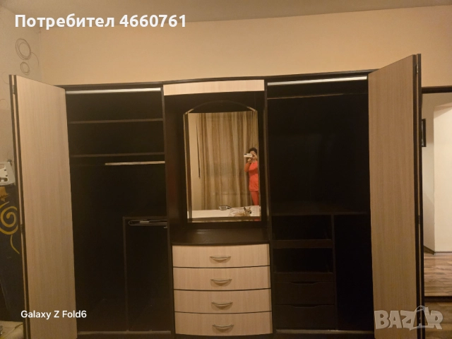 Продавам запазен гардероб, снимка 5 - Гардероби - 52538562