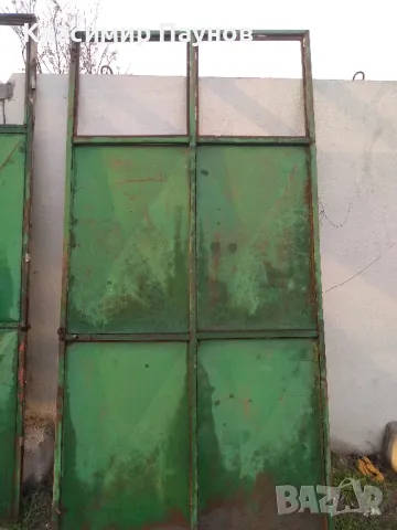  Големи желязни врати 2 броя ., снимка 4 - Входни врати - 49777753