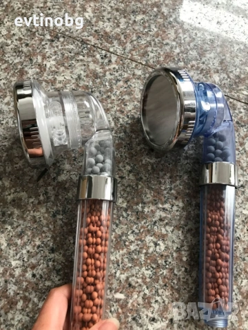 СПА душ слушалка с германиий и турмалин / Размерът и е универсален