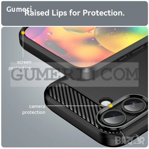 Apple iPhone 17  Гръб "Карбон Шарк", снимка 6 - Калъфи, кейсове - 52175921