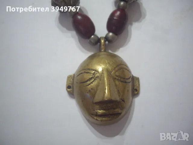 Стар интересен гердан., снимка 2 - Колиета, медальони, синджири - 49623003