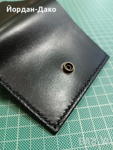 Портфейл от естествена кожа ръчна изработка, снимка 11 - Портфейли, портмонета - 51465137