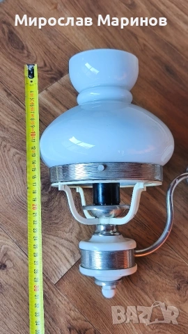 Стенна лампа,аплик, снимка 5 - Антикварни и старинни предмети - 53795435