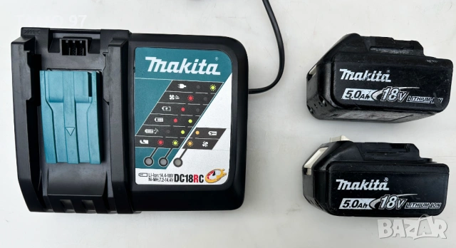 Makita DHR281 - Мощен безчетков перфоратор 2x18V 5.0Ah, снимка 7 - Перфоратори - 53687807