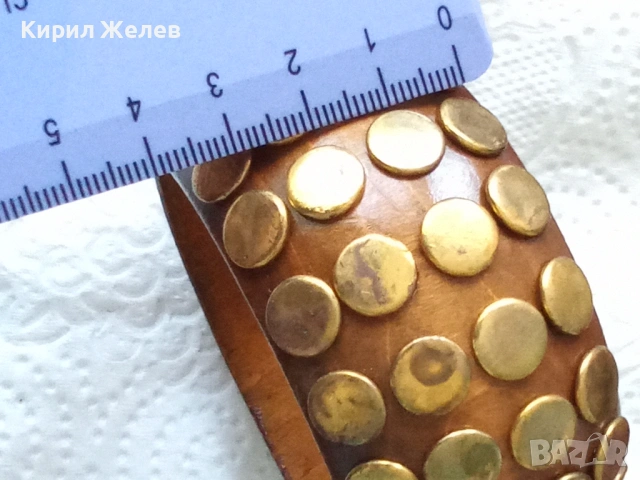 Ретро дървена гривна 45849, снимка 6 - Гривни - 53742172