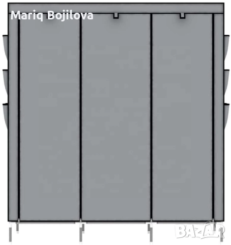 Спален гардероб с цип и 3 разделения, снимка 6 - Гардероби - 52174363