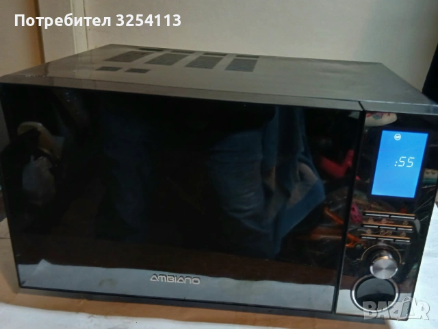 Микровълнова фурна AMBIANO с грил и конвекция, снимка 3 - Печки, фурни - 53315980