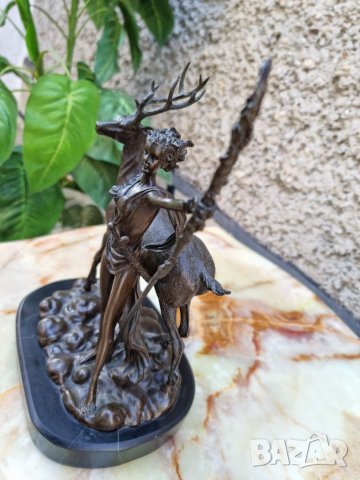 Бронзова Пластика на Rancoulet (1870-1915г), снимка 4 - Статуетки - 39909142