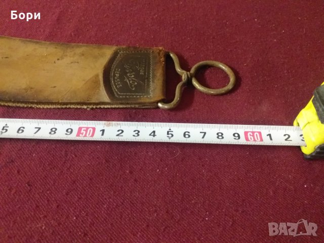 Френски бръснарски каиш/колан, снимка 8 - Други ценни предмети - 34700585