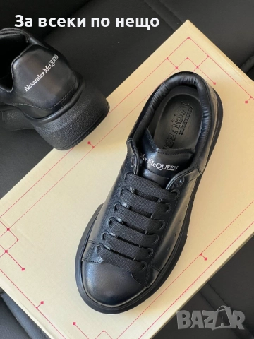 Alexander McQueen Дамски Черни Маратонки👟Дамски Спортни Обувки В Черен Цвят Код P1347, снимка 2 - Маратонки - 52016379