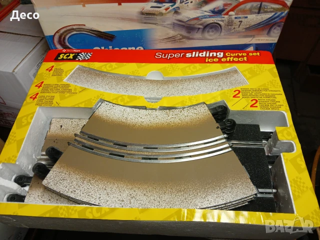 Scalextrick шикан за Ел.писта заснежен участък., снимка 2 - Колекции - 51331894