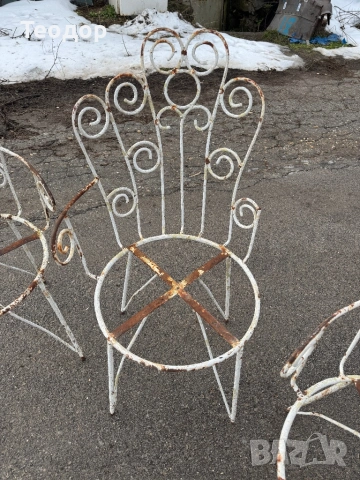 Метални Столове 6 броя, снимка 7 - Градински мебели, декорация  - 53622014