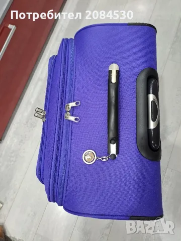 Голям куфар  LAMI (телескопична дръжка, колелца, шифър, уширител), снимка 10 - Куфари - 49116528