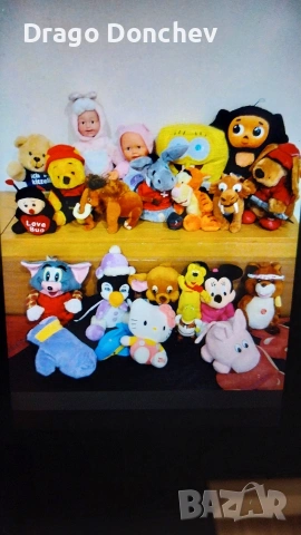 плюшени играчки в перфектно състояние,един чувал
