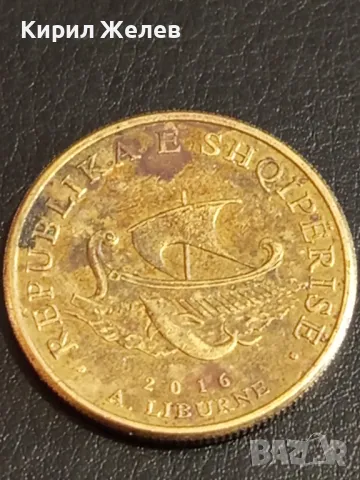 Монета 20 леке 2016г. Албания красива за КОЛЕКЦИЯ ДЕКОРАЦИЯ 37908, снимка 3 - Нумизматика и бонистика - 49165378