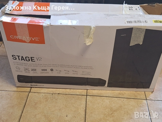 Саундбар Creative Stage V2, снимка 2 - Тонколони - 53438465