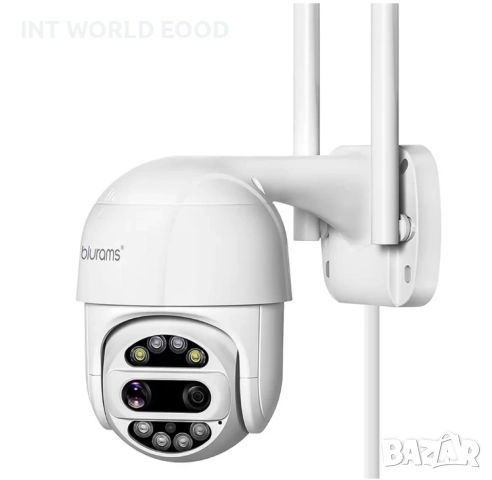Blurams S21C 3MP WiFi Камера PTZ с двоен обектив 360° завъртане Blurams APP