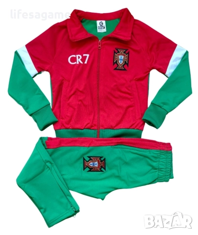 Детски футболен екип Португалия Роналдо анцуг Ronaldo горнище и долнище CR7 Portugal, снимка 2 - Детски анцузи и суичери - 51554156