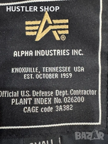 Мъжки бомбер ALPHA INDUSTRIES. Размер S, снимка 8 - Якета - 53066523