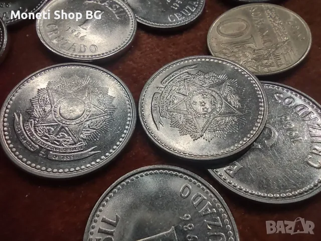 Лот от  14бр. Бразилско крузаду , снимка 4 - Нумизматика и бонистика - 50211276