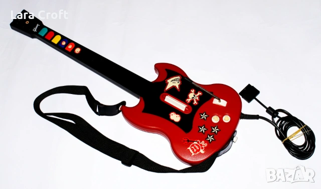 PS2 жична китара Плейстейшън Sony PlayStation 2 Guitar