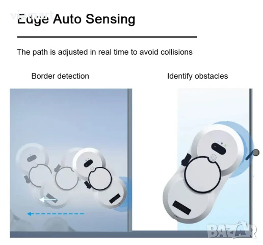 Робот за почистване на стъкла Puruikai HCR-10, снимка 10 - Прахосмукачки - 50527102