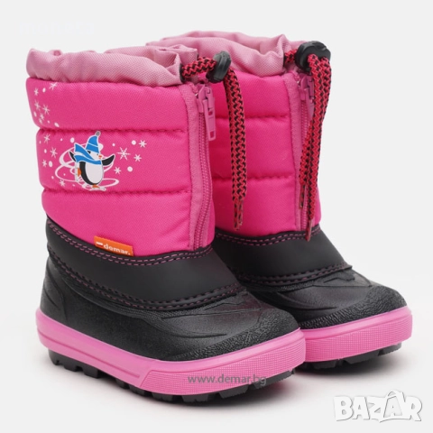 69лв! DEMAR Kenny Роз, с ЦИП! БЕЗПЛАТНА ДОСТАВКА. Размери 20 до 29. ЕСТЕСТВЕНА ВЪЛНА, Детски Aпрески, снимка 4 - Бебешки боти и ботуши - 51911510