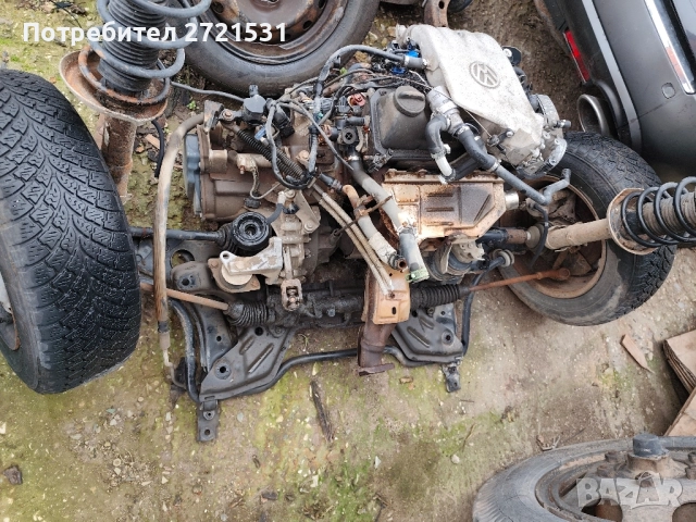 Двигател и скоростна кутия от Пасат B4 1.6 101 к.с. , снимка 4 - Части - 52465591