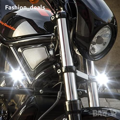Нови 2 броя LED фарове за мотоциклети за мъгла Бели 60W, снимка 2 - Аксесоари и консумативи - 41665397