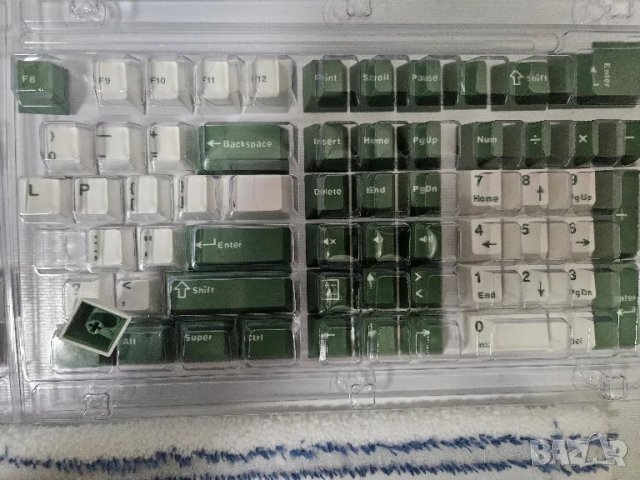 ★ █▬█ █ ▀█▀ ★Капачки за cуичове на клавиатура "Cheese Green"PBT, , снимка 4 - Клавиатури и мишки - 50167365