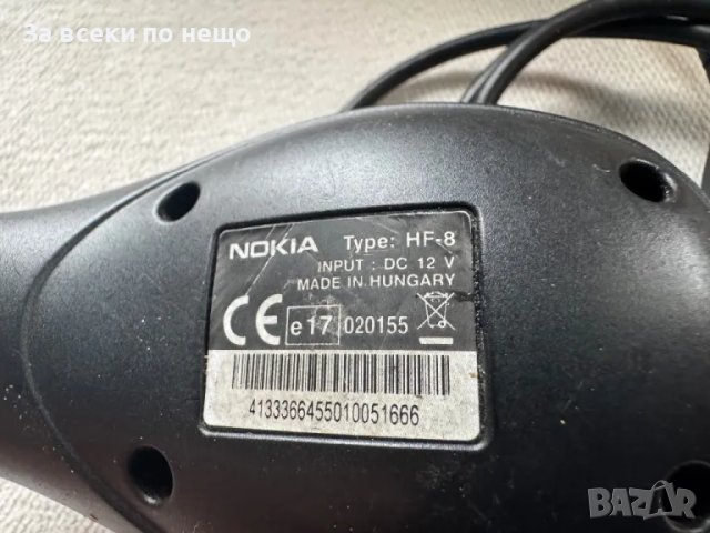 Nokia HF-8 Handsfree , снимка 10 - Резервни части за телефони - 48657590