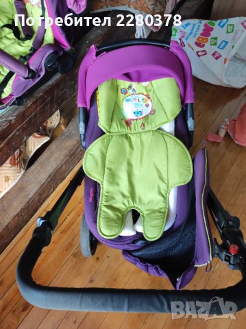 Бебешка количка с 2 коша , снимка 4 - Детски колички - 41917666