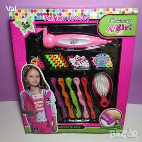 Момически комплект за прически-плети, украсявай, блести, снимка 5 - Други - 52406336