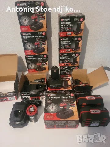 Батерии и зарядни устройства Parkside 12 и 20 волта Xteam 