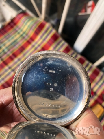 Джобен часовник сребро, снимка 4 - Джобни - 52533703