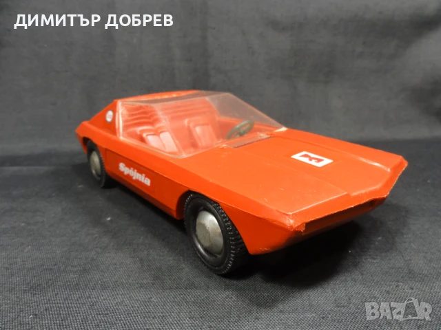 СТАРА РЕТРО СОЦ ПОЛСКА ПЛАСТМАСОВА ИГРАЧКА СПОРТНА КОЛА , снимка 5 - Колекции - 50593934