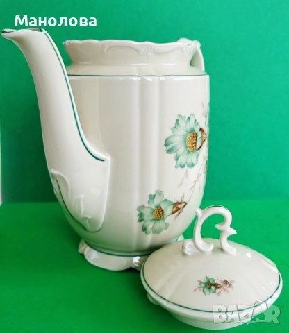 Порцеланов чайник Schlottenhof Arzberg Bavaria., снимка 11 - Други ценни предмети - 52729923