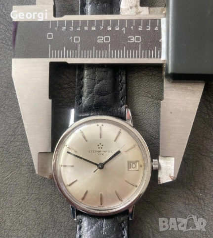 Eterna Matic 3000 Автомат 60те Винтидж Часовник, снимка 12 - Мъжки - 53592437