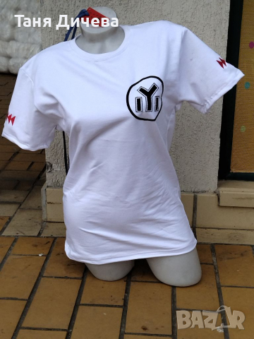 Тениска с бродерия, снимка 6 - Тениски - 36136211