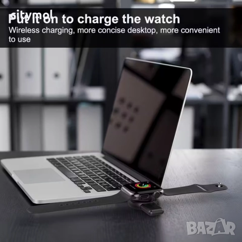 Безжично зарядно за смарт часовници,USB +Type C, iWatch, ​Samsung Galaxy Watch и много други.​, снимка 5 - Смарт гривни - 51995193