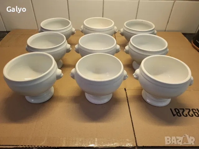 Купички за супа на столче Френски стил 400мл