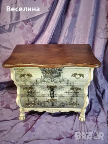 Уникален антикварен скрин , снимка 2 - Скринове - 48721046