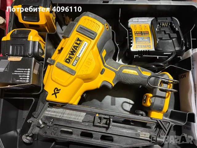Акумулаторен такер DeWALT DCN660P2, 18 V, 32 - 63 мм, с 2 батерии и зарядно